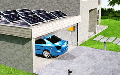 Placas solares para recargar vehículos eléctricos, un desplazamiento aún más sostenible