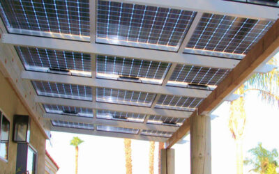 Eficiencia y diseño con placas solares para pérgolas